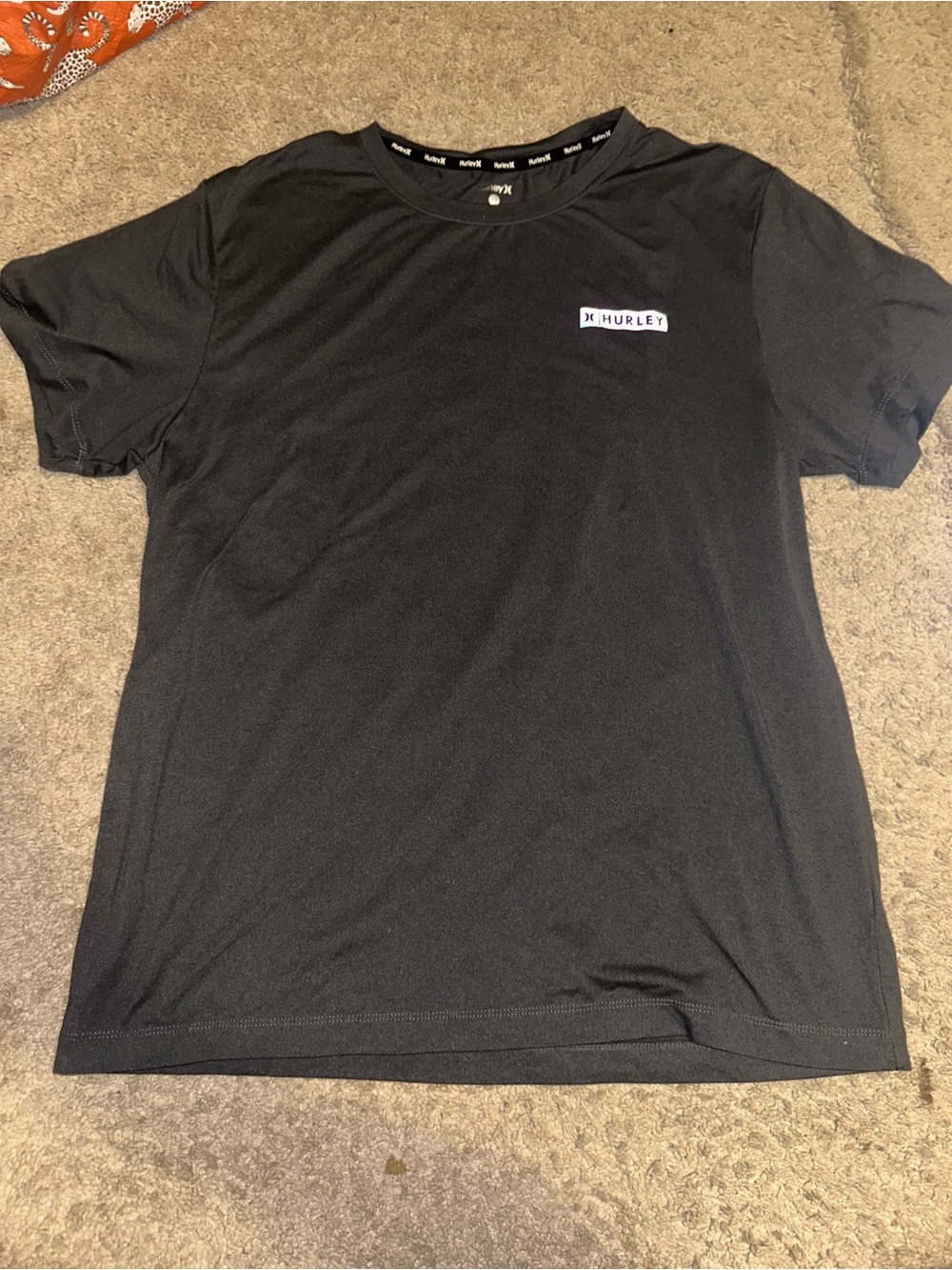 Hurley Black Short Sleeve Logo Tee